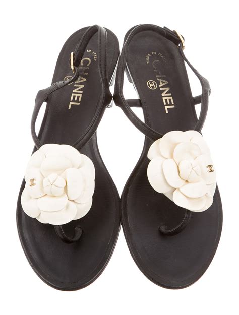 chanel camellia sandals.